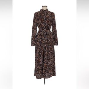 Bardot animal print midi dress size 8